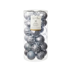 Life at Home Ball Holiday Ornaments 30 Pack - Silver 1 ea, $12.00/1ea