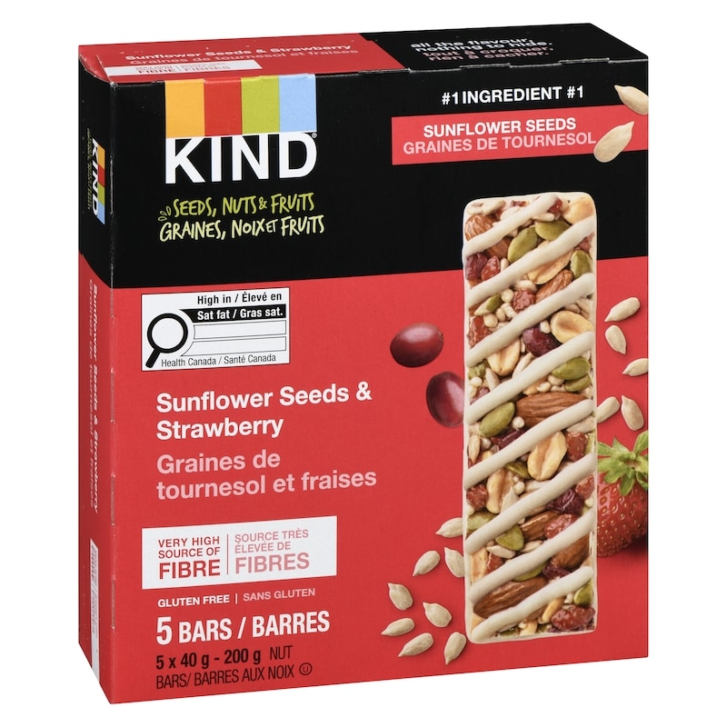 Nut Bars Sunflower Seeds & Strawberry