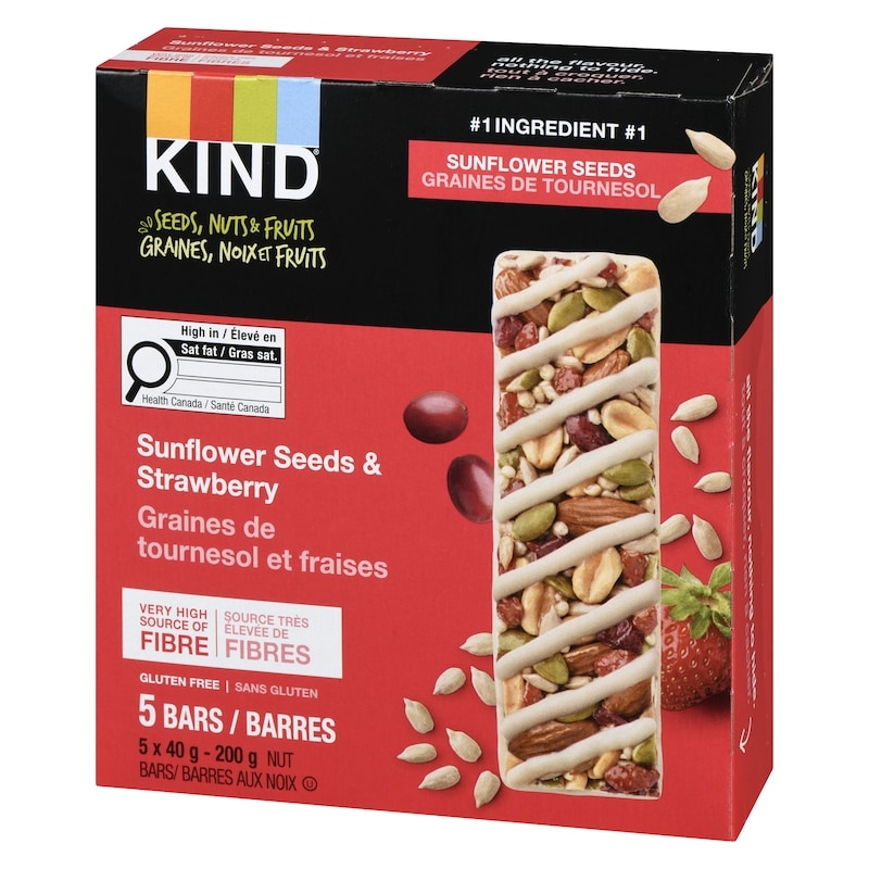 Nut Bars Sunflower Seeds & Strawberry