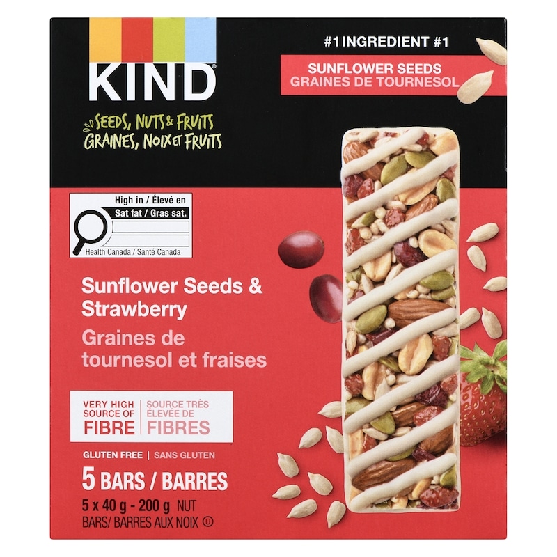 Nut Bars Sunflower Seeds & Strawberry