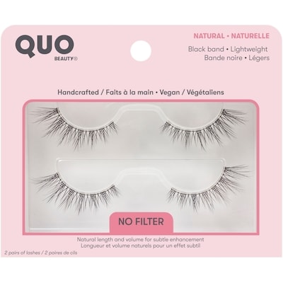 Quo Beauty Natural Lash No Filter 2 Pack No Filter 1 ea, $15.00/1ea
