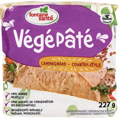 Fontaine Santé Végépâté campagnard 227 g, 1,32 $/100g
