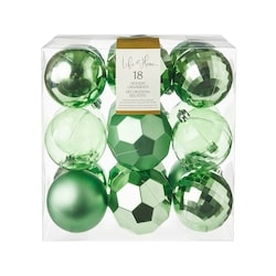 Life at Home Ball Holiday Ornaments 18 Pack - Green 1 ea, $24.00/1ea
