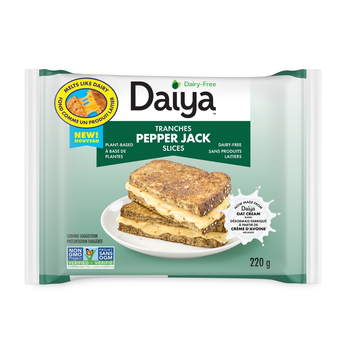 Daiya Dairy Free Pepper Jack Cheese Slices 220 g, $3.18/100g