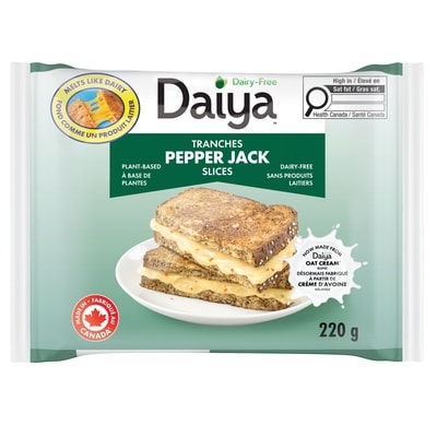 Daiya Tranches de pepper jack sans produits laitiers 220 g, 3,18 $/100g