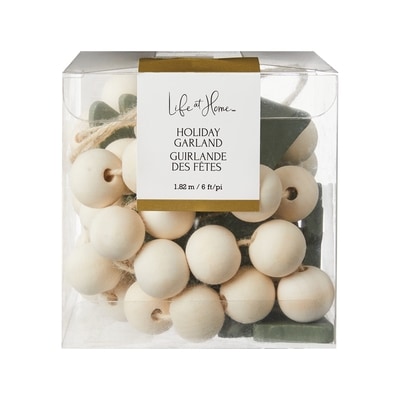 Life at Home Guirlande des fêtes en perles – arbres 1 ea, 10,00 $/1ch