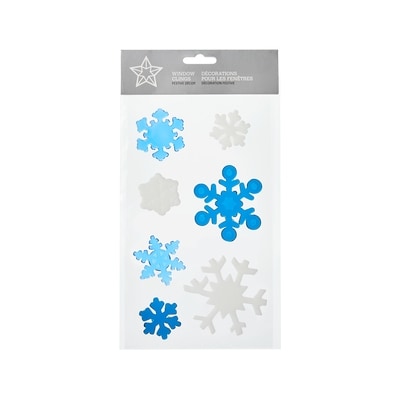 null Décorations en gel pour les fenêtres – flocons de neige 1 ea, 2,00 $/1ch