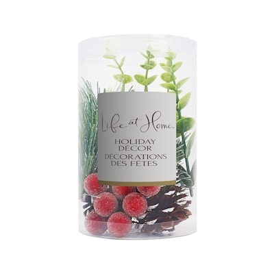 Life at Home Mixed Greenery Holiday Décor - Red Berries Mix 1 ea, $5.00/1ea