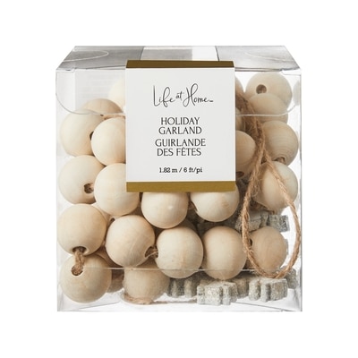 Life at Home Guirlande des fêtes en perles – flocons de neige 1 ea, 10,00 $/1ch