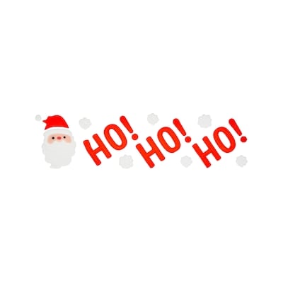 Window Gel Clings - Ho Ho Ho