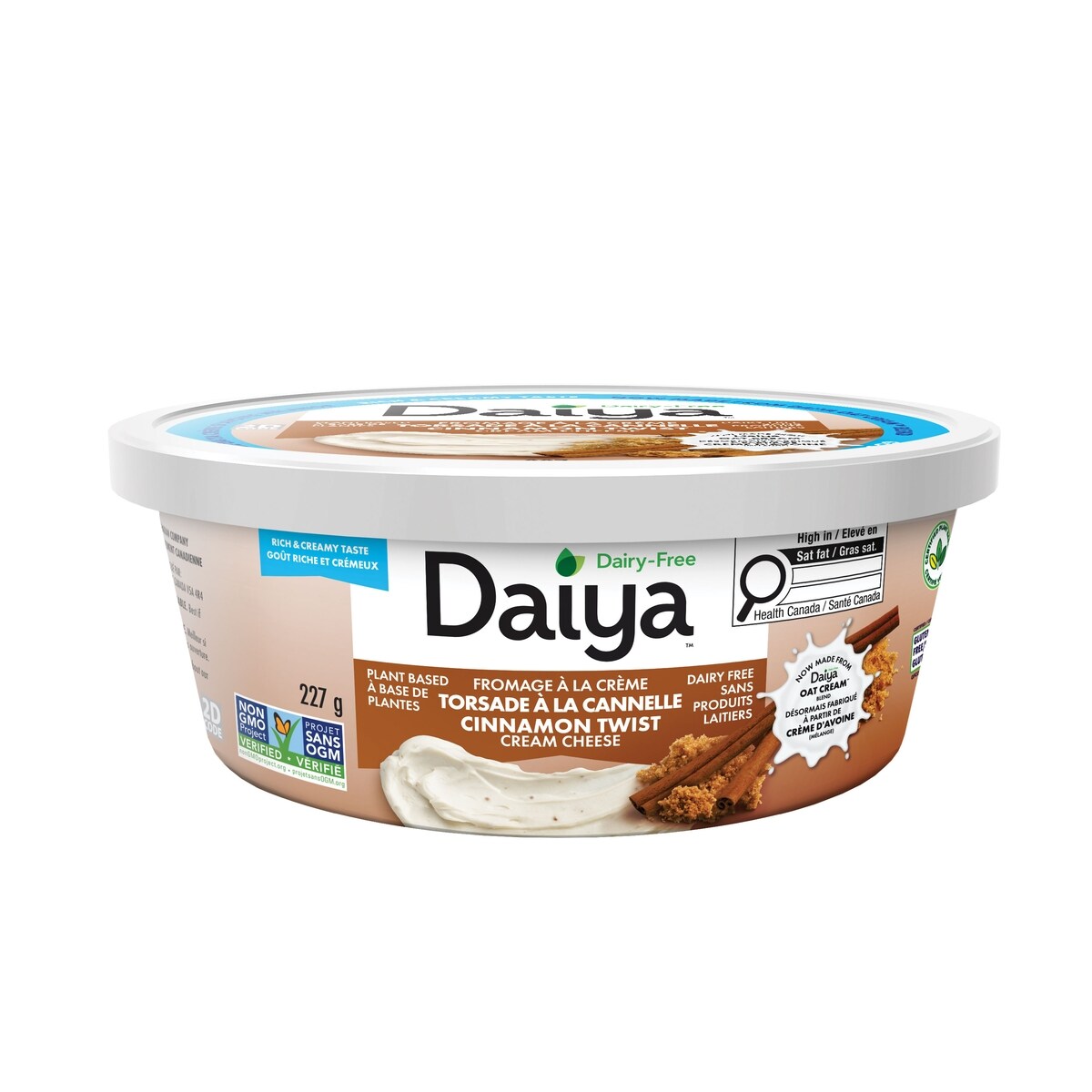 Daiya Dairy Free Cinnamon Twist Cream Cheese