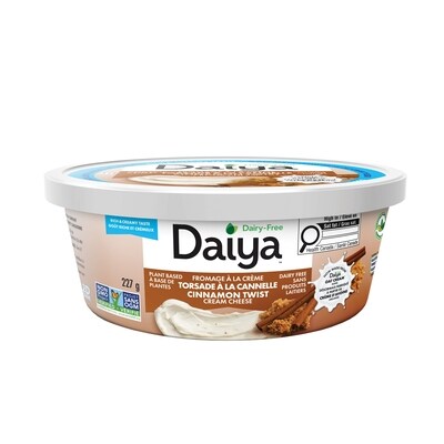 Daiya Fromage à la crème sans produits laitiers à la torsade à la cannelle 227 g, 2,42 $/100g