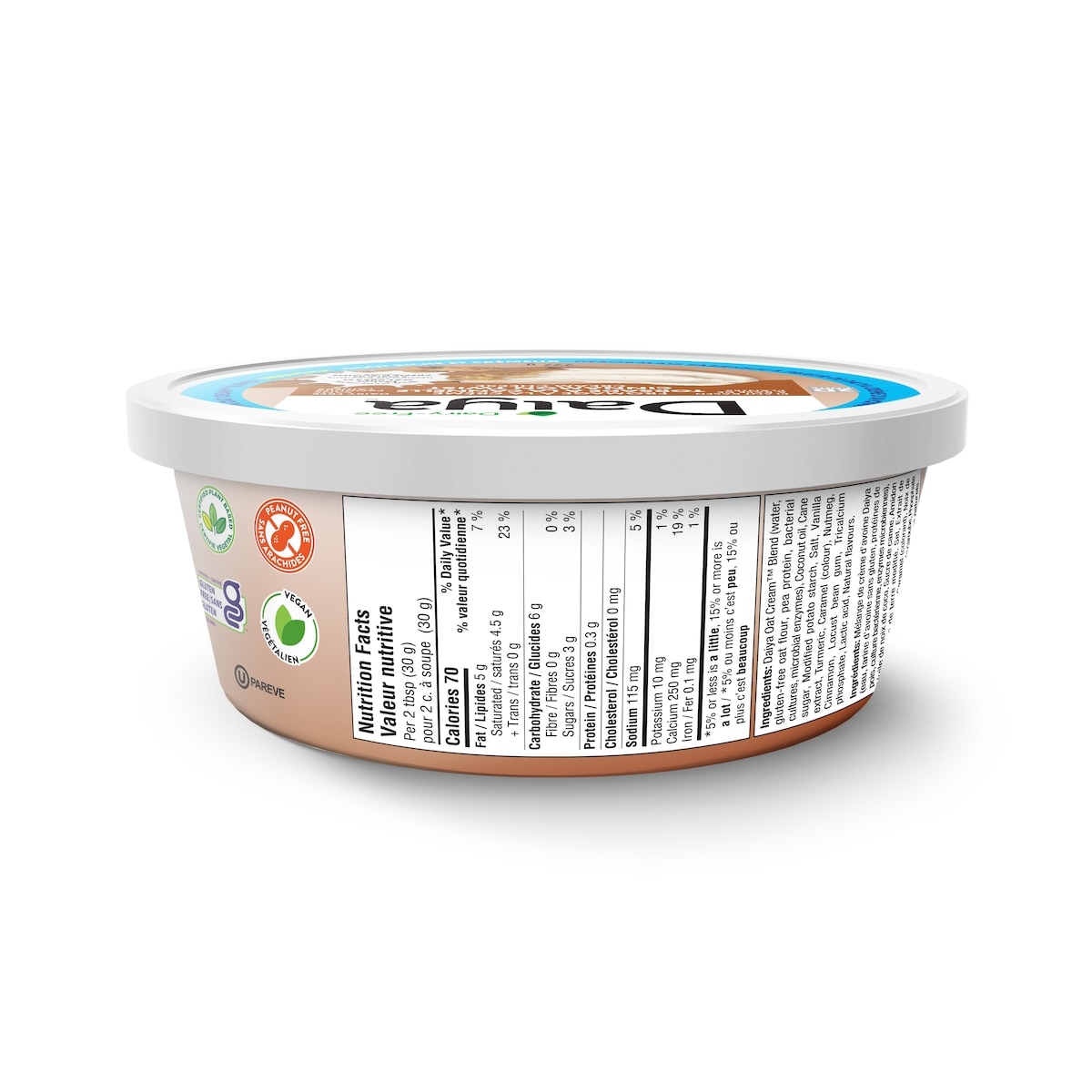 Daiya Fromage à la crème torsade à la cannelle 227 g, 3,08 $/100g