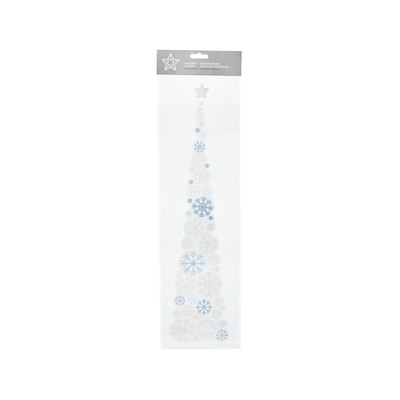 null Décorations en gel pour les fenêtres – arbre en flocons de neige 1 ea, 3,00 $/1ch