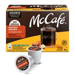 McCafé Capsules K-Cup de café de qualité supérieure aromatisé au Hazelnutl McCafé, torréfaction moyenne, 10 unités 10 ea, 1,70 $/1ch