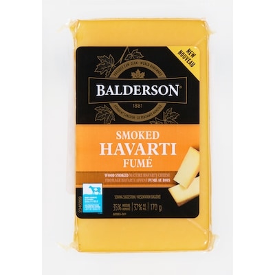 Balderson Smoked Havarti Cheese 170 g, $4.99/100g