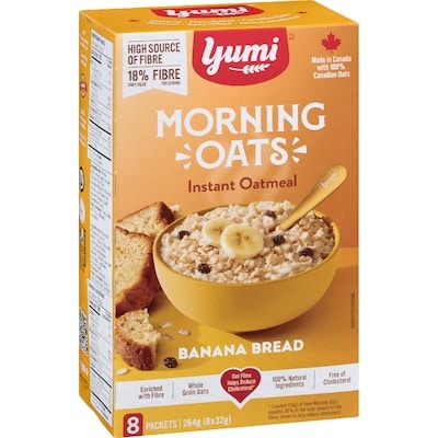 Instant Oatmeal Banana Bread