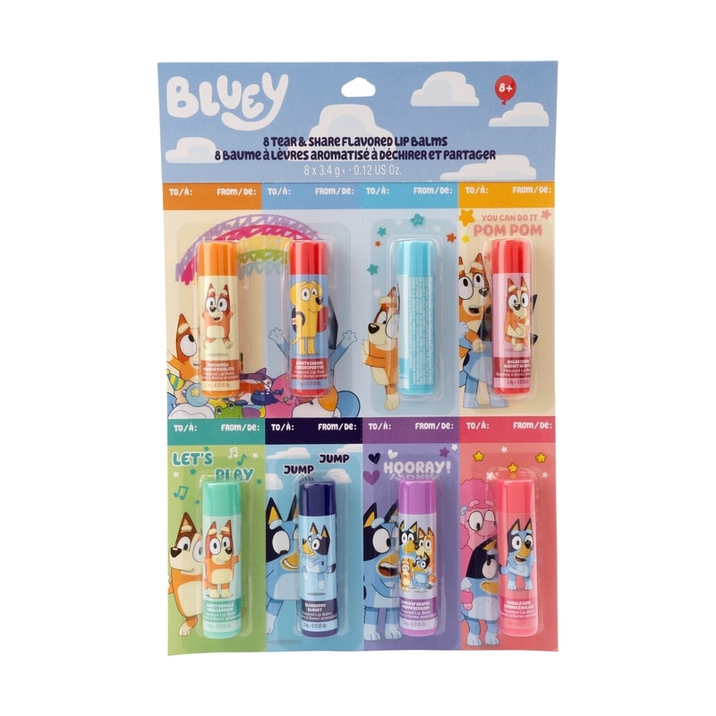 Bluey Lip Balms 8-Pack