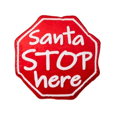 Life at Home Santa Stop Here Decorative Cushion 1 ea, $20.00/1ea