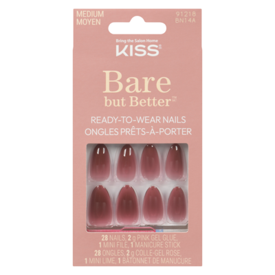 Kiss Bare But Better Ready-To-Wear Nails Medium 1 ea, $14.99/1ea