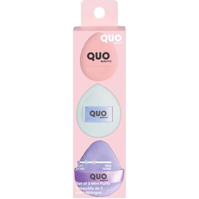 Quo Beauty Set Of 3 Mini Puffs 1 ea, $5.00/1ea