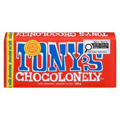 Tony's Chocolonely Milk Chocolate 180 g, $4.99/100g