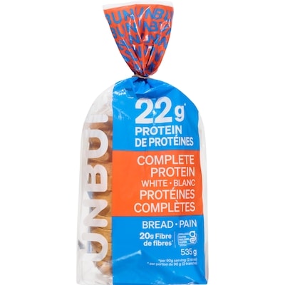 Unbun Complete Protein Bread 535 g, $2.43/100g