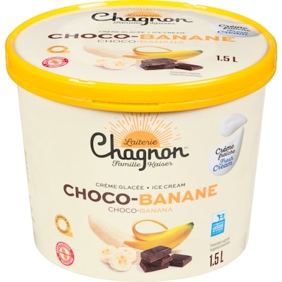 Chagnon Ice Cream Choco-Banana 1500 ml, $0.43/100ml