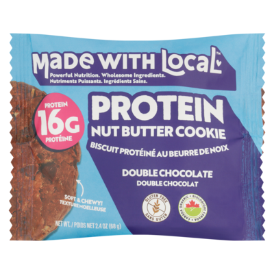 Made with Local Protein Nut Butter Cookie Double Chocolate 68 g, $5.87/100g
