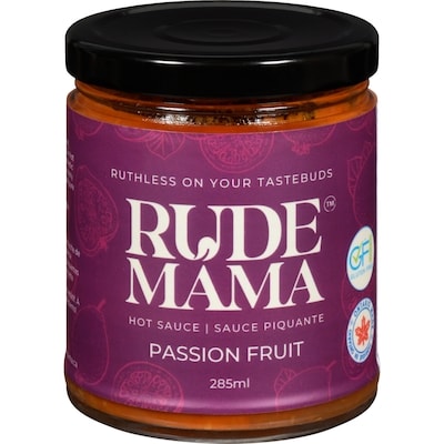 RUDE MAMA Hot Sauce Passion Fruit 285 ml, $3.86/100ml