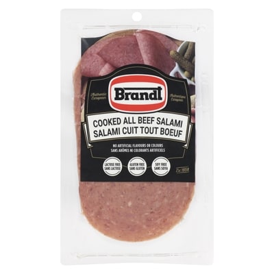 Brandt Cooked All Beef Salami 125 g, $5.19/100g