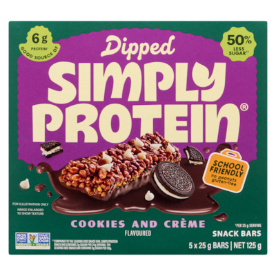 Dipped Bars Cookies & Crème Flavoured