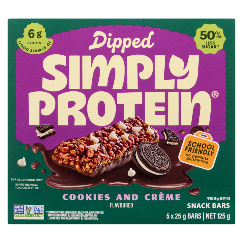 Dipped Bars Cookies & Crème Flavoured