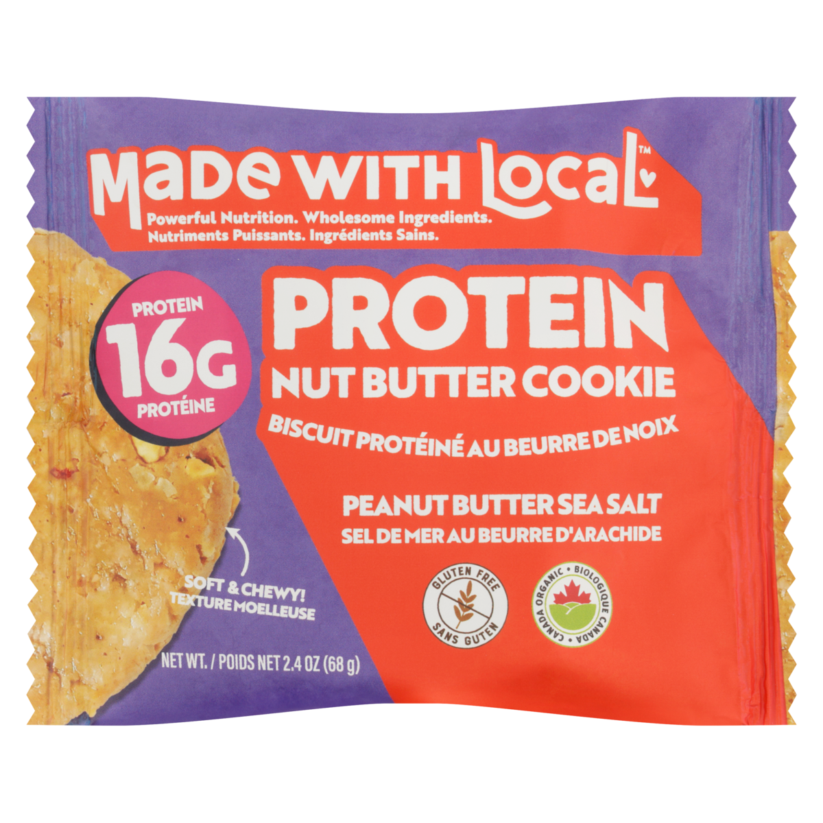 Made with Local Protein Nut Butter Cookie
