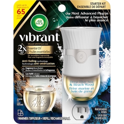 Air Wick Scented Oil - Kit - Pulse Vibrant™ - Deep Blue Sea And Beach Wood 23.9 ml, $41.80/100ml