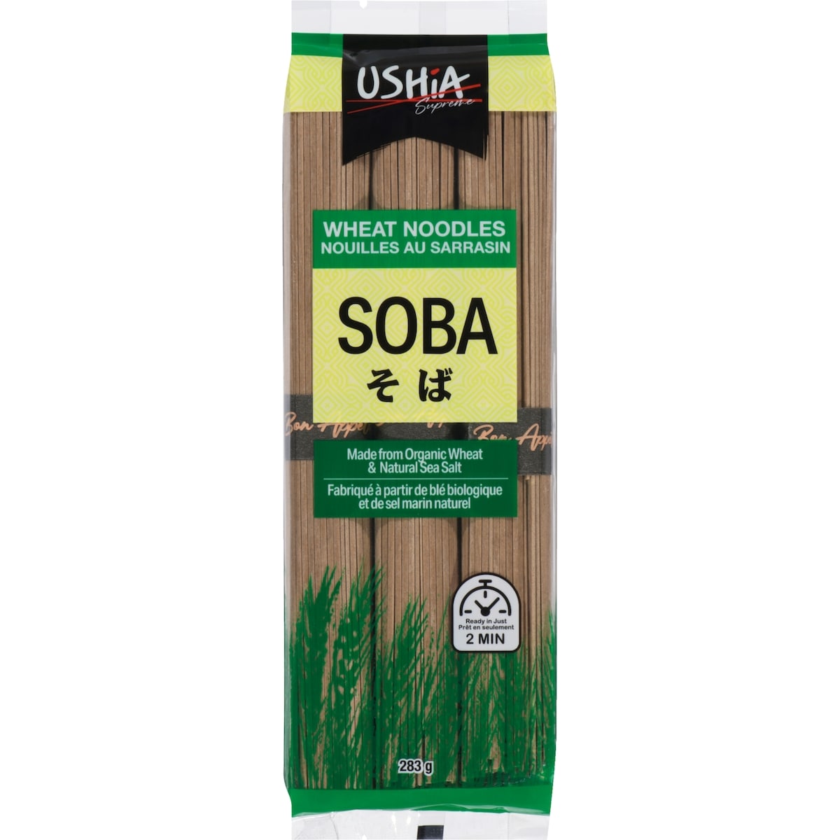 Ushia Nouilles au sarrasin soba 283 g, 1,02 $/100g