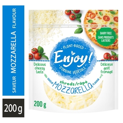 Enjoy Life Fromage râpé de type mozzarella sans produits laitiers 200 g, 3,25 $/100g