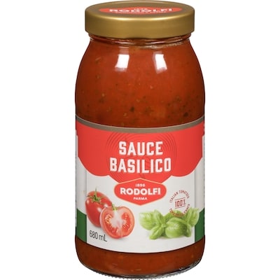 RODOLFI Tomato Sauce With Basil Sauce Basilico 680 ml, $0.95/100ml