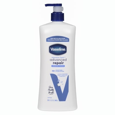 Vaseline Lotion Advanced Repair Unscented 947 ml, $1.90/100ml