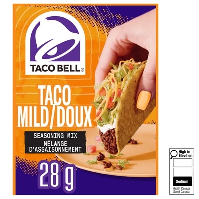 Taco Bell Mild Taco Seasoning Mix 28 g, $7.82/100g