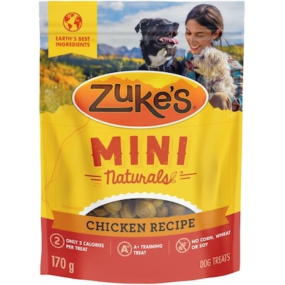 ZUKES Zuke's Mini Naturals Tender Bites Chicken Recipe, Dog Treats 170 g, $5.59/100g