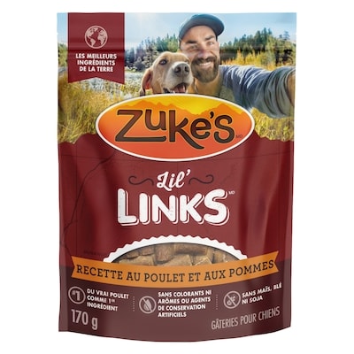 ZUKES Zuke's gâteries pour le dressage recette de poulet et pommes lil' links 170 g, 5,59 $/100g