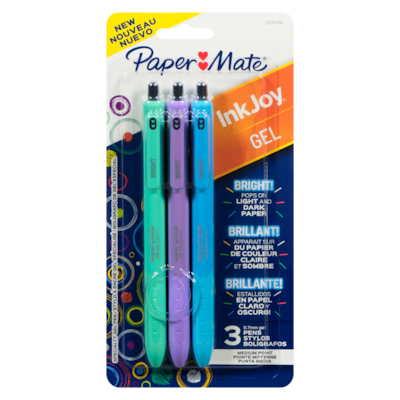 Sharpie 0.7mm gel stylos pointe moyenne 3 ea, 3,00 $/1ch