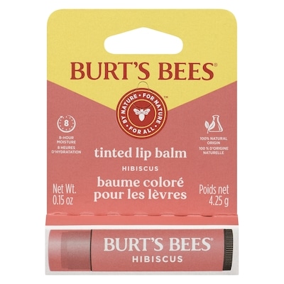 Burt's Bees Tinted Lip Balm Hibiscus 1 ea, $6.99/1ea