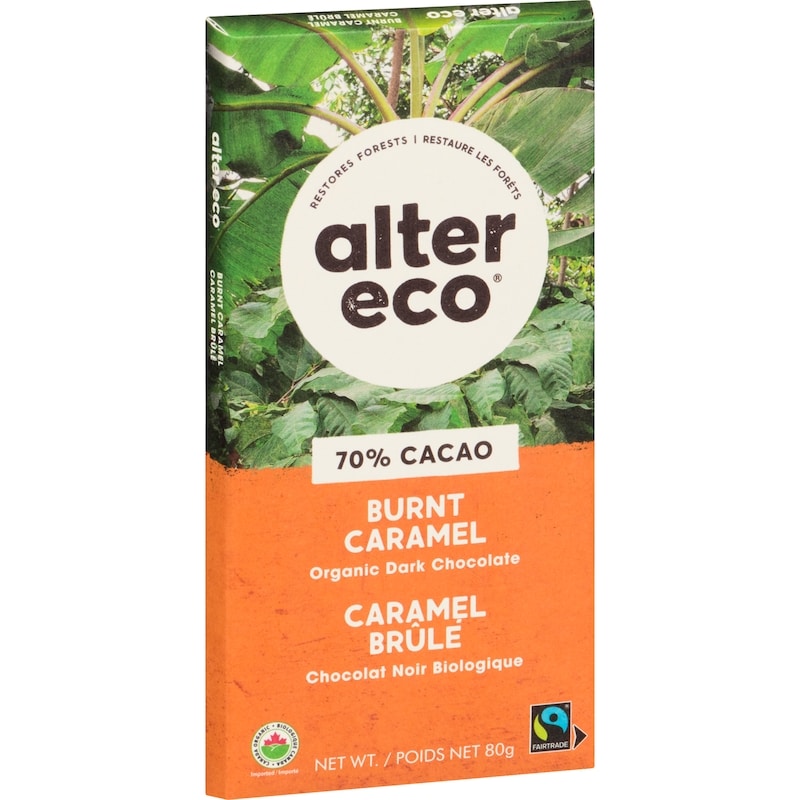 Organic Dark Chocolate Burnt Caramel