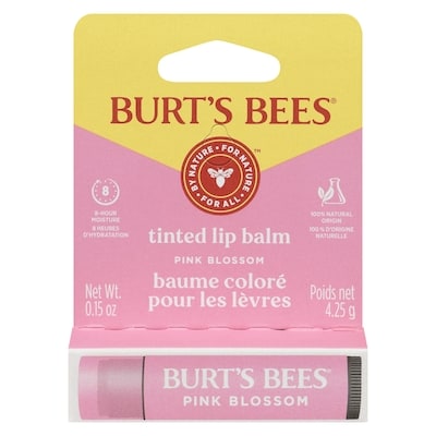 Burt's Bees Tinted Lip Balm Pink Blossom 1 ea, $6.99/1ea