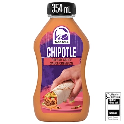 Taco Bell Creamy Chipotle Sauce 354 ml, $1.49/100ml