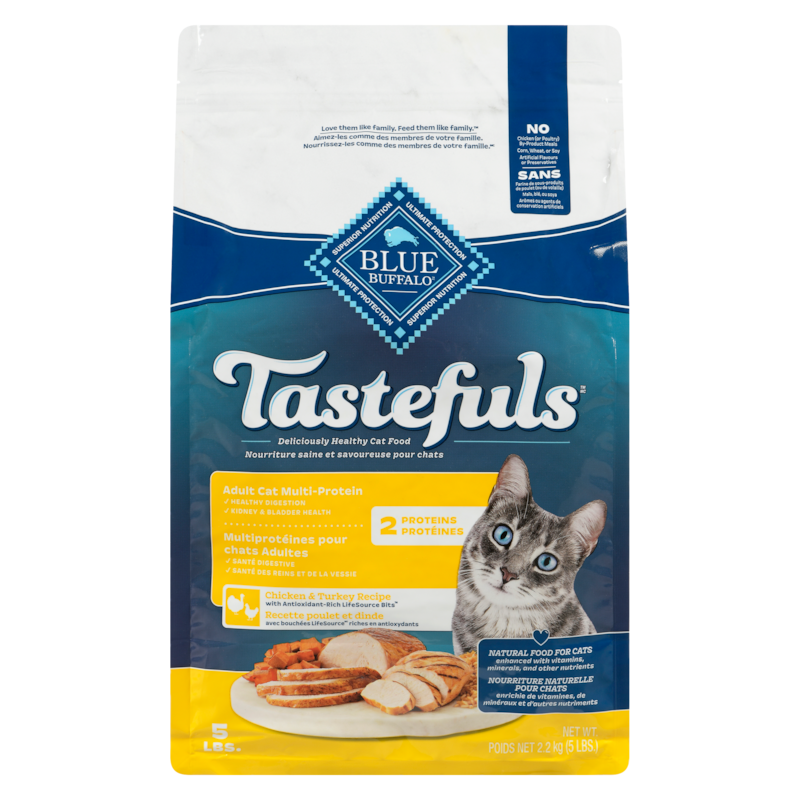 Tastefuls Natural Food For Cats Chicken & Turkey Recipe