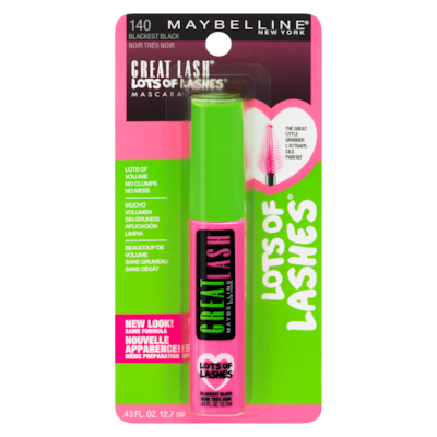 Maybelline Mascara 140 noir trés noir 1 ea, 7,99 $/1ch