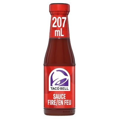 Taco Bell Fire Sauce 207 ml, $1.45/100ml